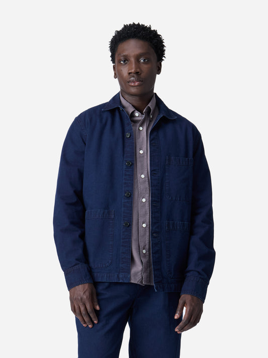 Shop Jacket Indigo Canvas