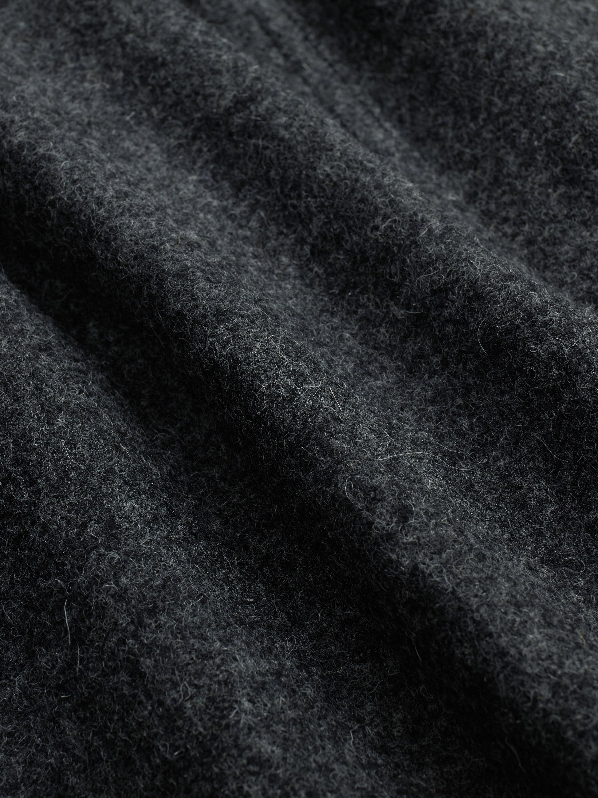 Work Blazer Grey Melton Wool