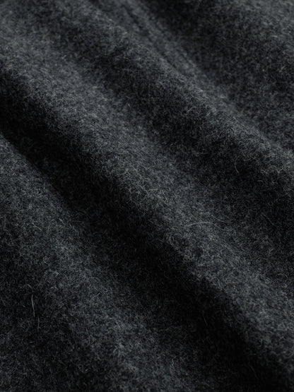 Work Blazer Grey Melton Wool