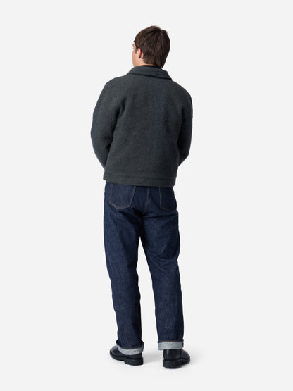 Club Jacket Charcoal Boucle