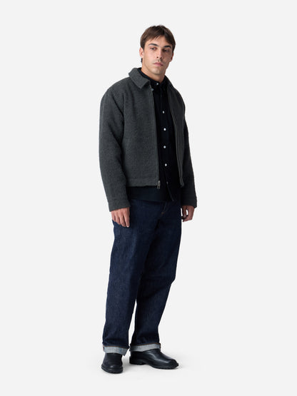 Club Jacket Charcoal Boucle