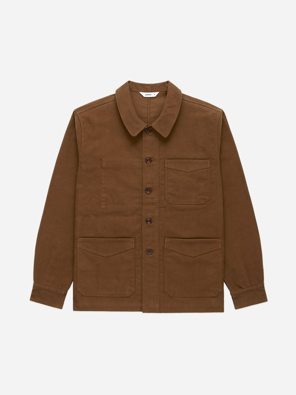 French Work Jacket Brown Moleskin