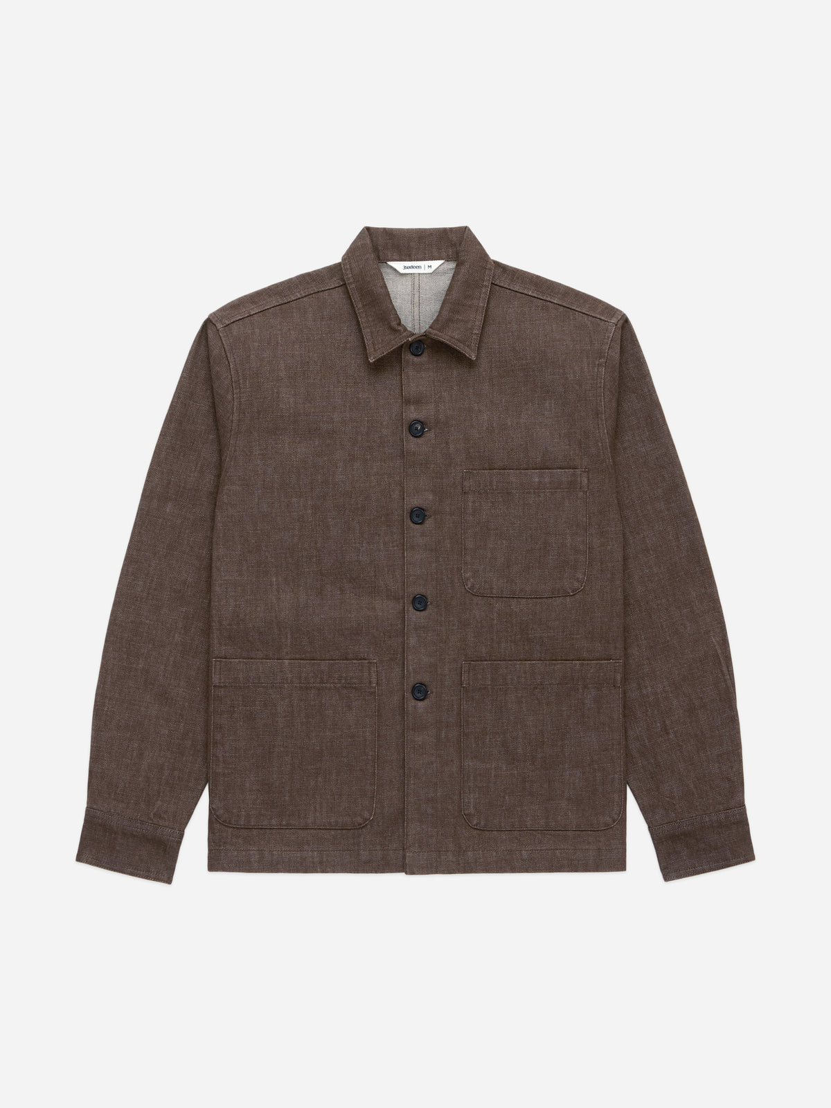 Shop Jacket Brown Denim