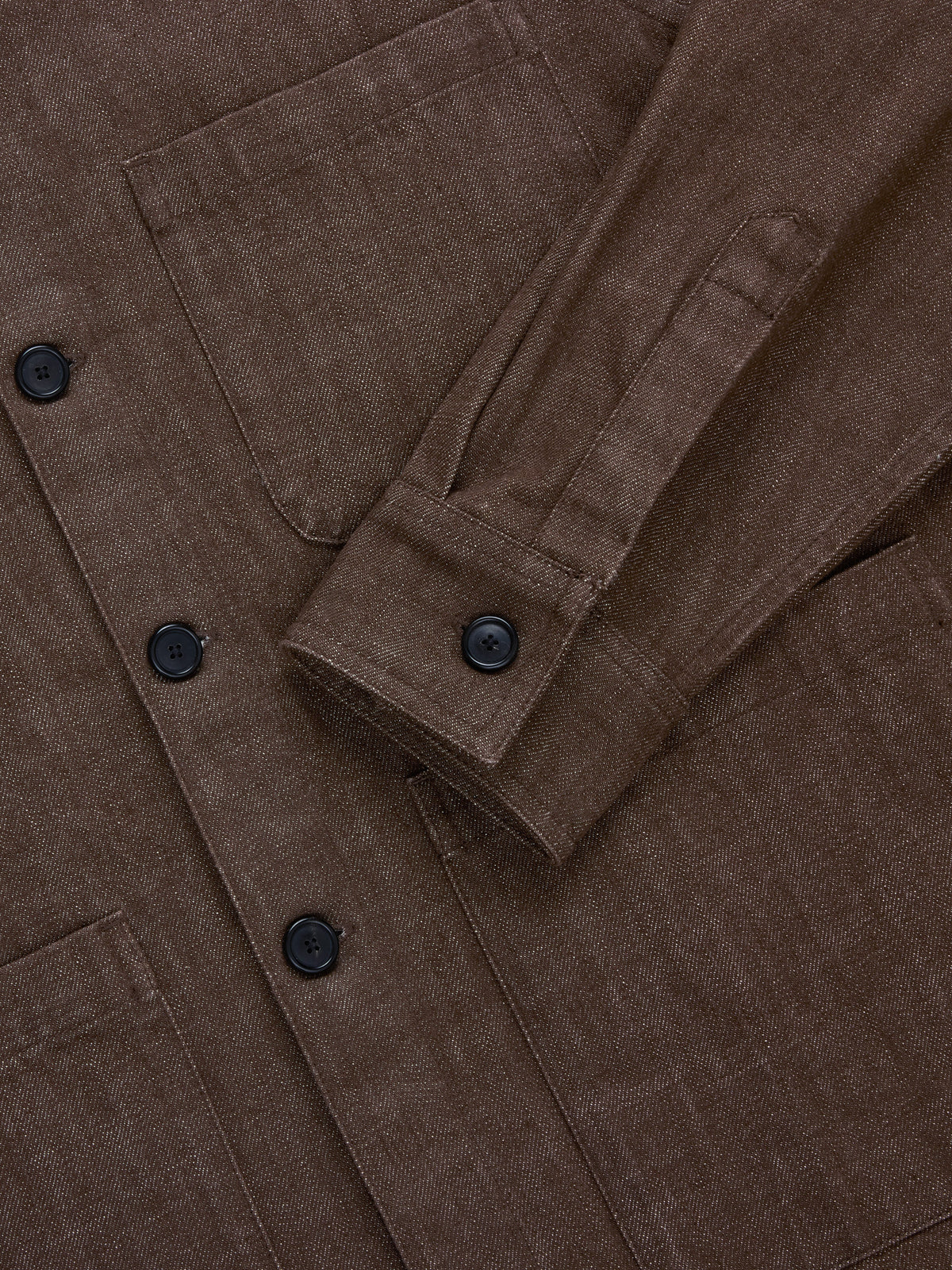 Shop Jacket Brown Denim