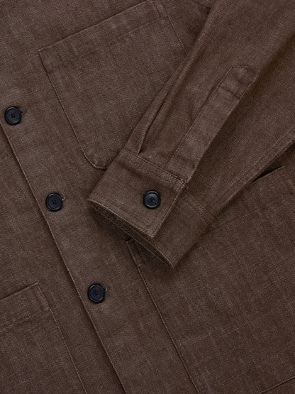 Shop Jacket Brown Denim