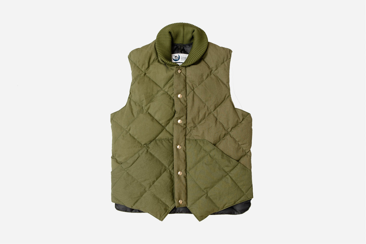 CDW Down Vest Vintage Military