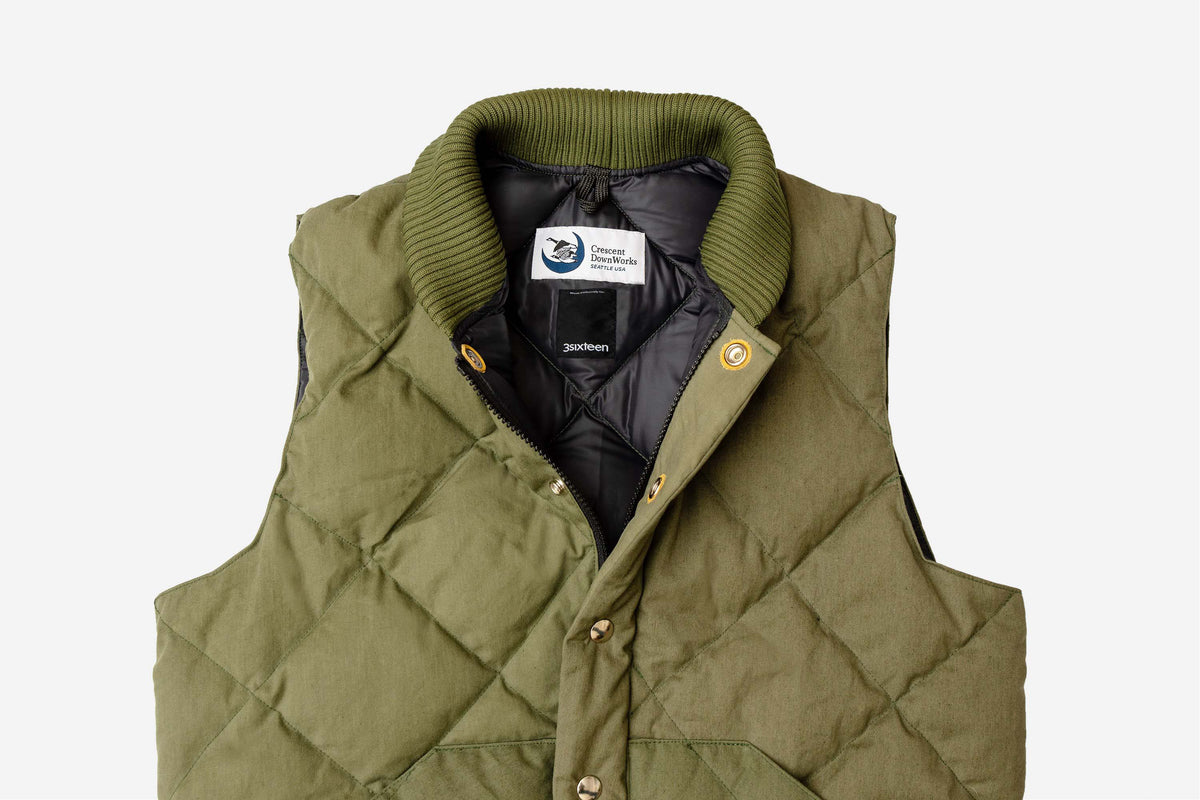 CDW Down Vest Vintage Military