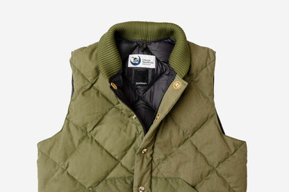 CDW Down Vest Vintage Military