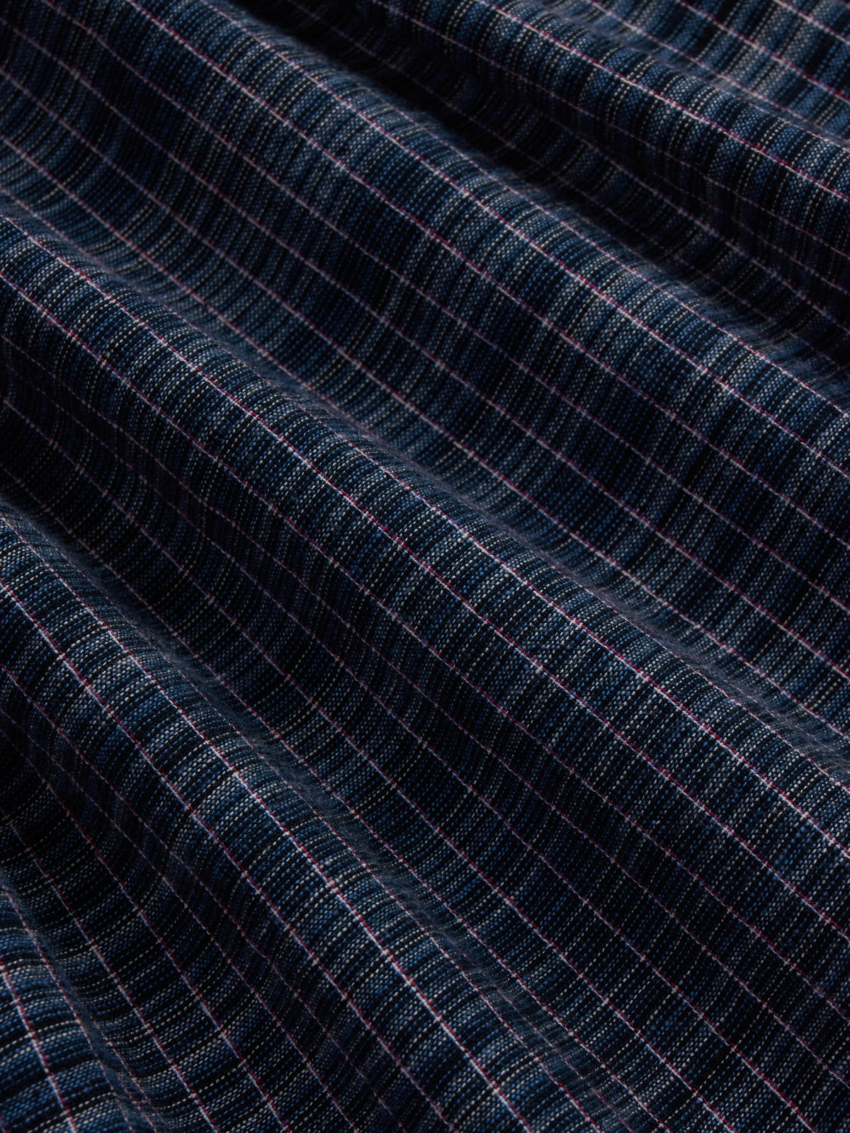 Commuter Shirt Handloom Midnight Microcheck