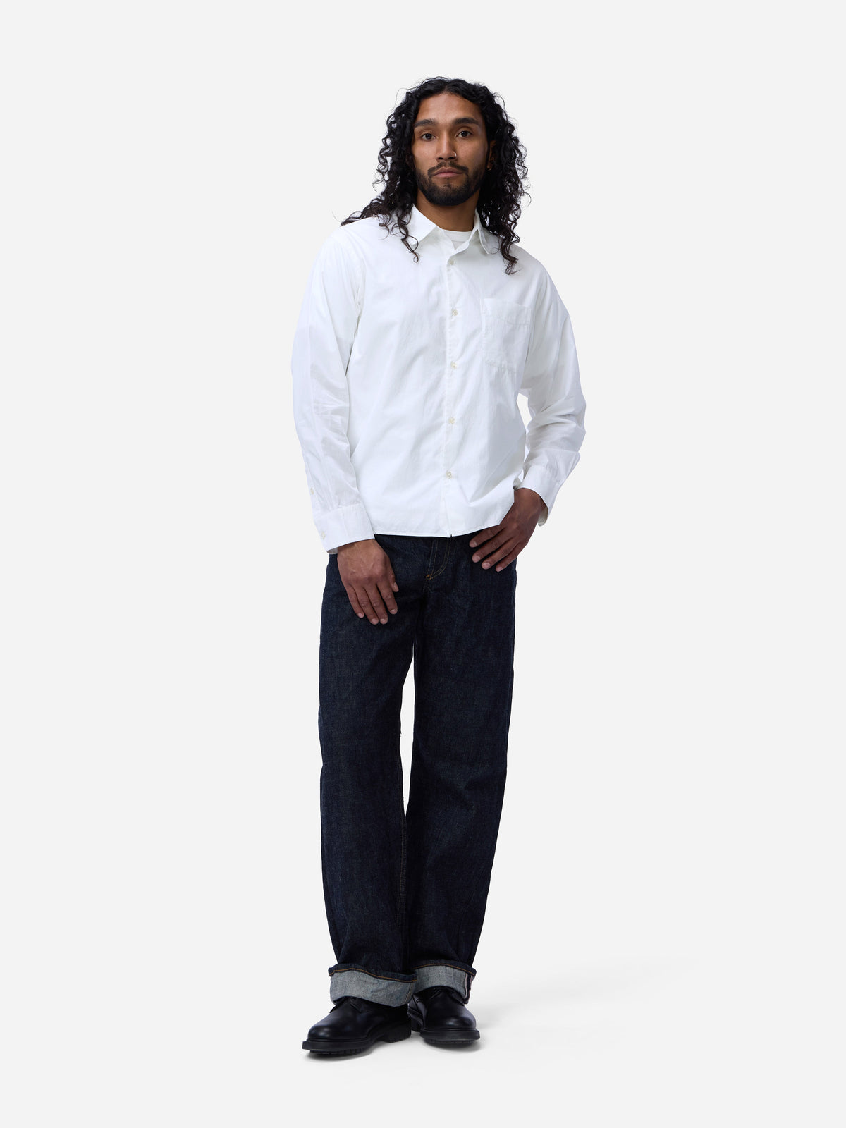 Director Shirt White Poplin