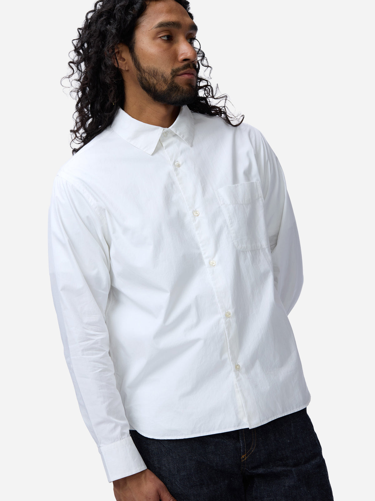 Director Shirt White Poplin