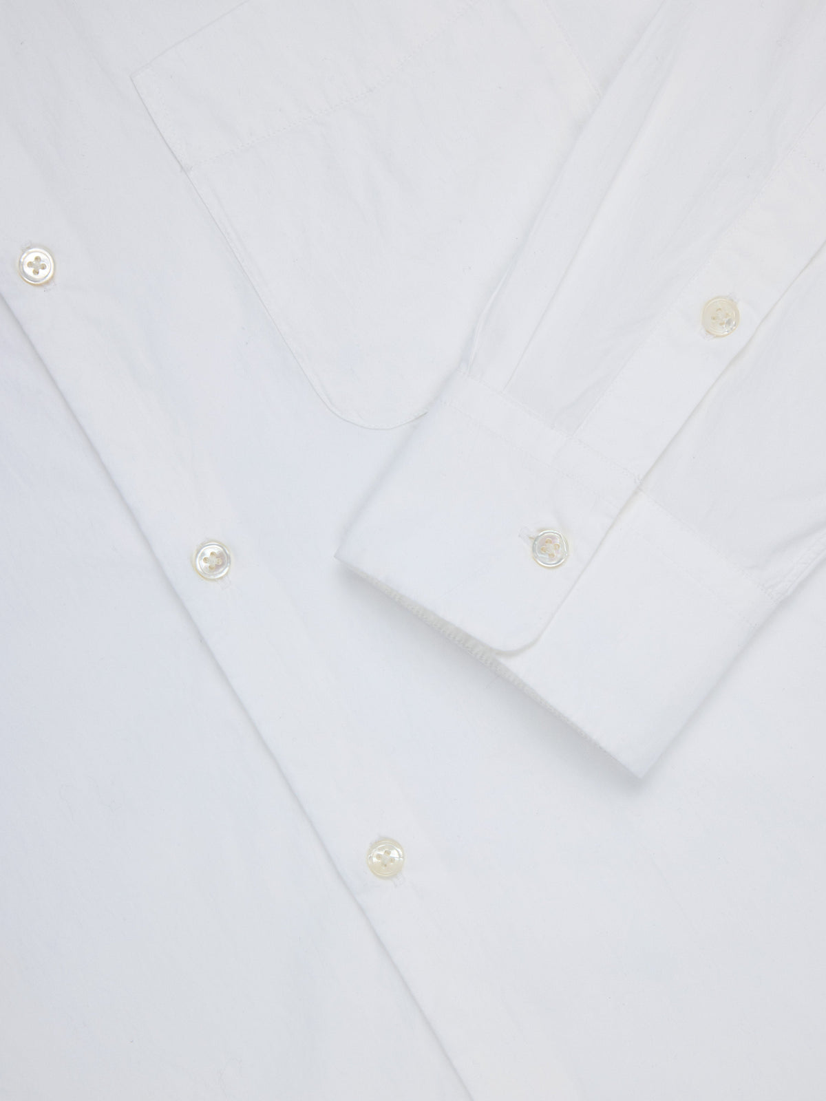 Director Shirt White Poplin