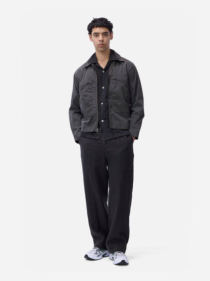 Cabana Shirt Charcoal Rope Stripe