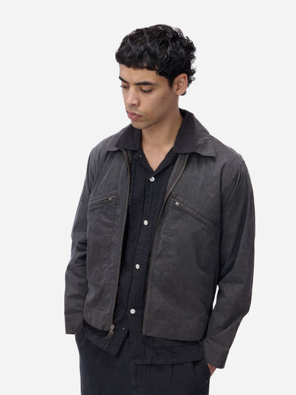 Cabana Shirt Charcoal Rope Stripe