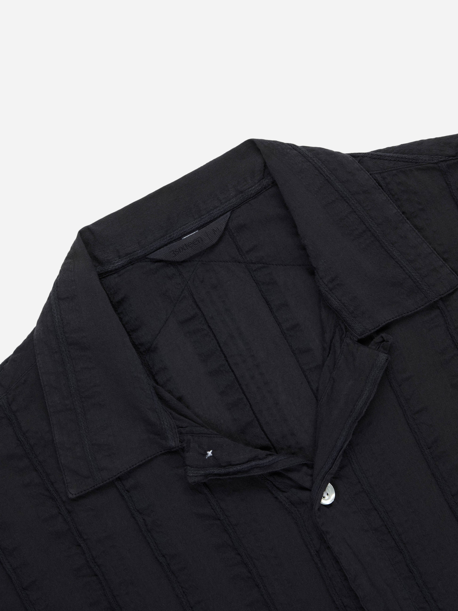 Cabana Shirt Charcoal Rope Stripe