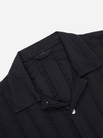 Cabana Shirt Charcoal Rope Stripe