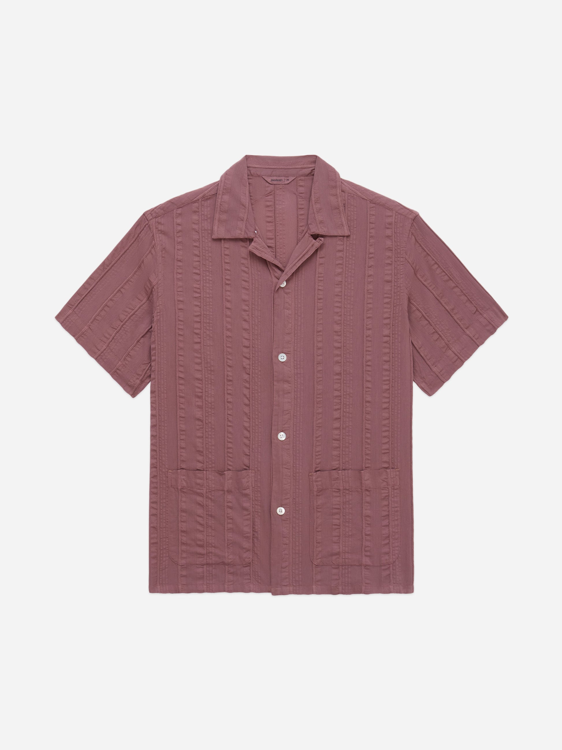 Cabana Shirt Brick Rope Stripe