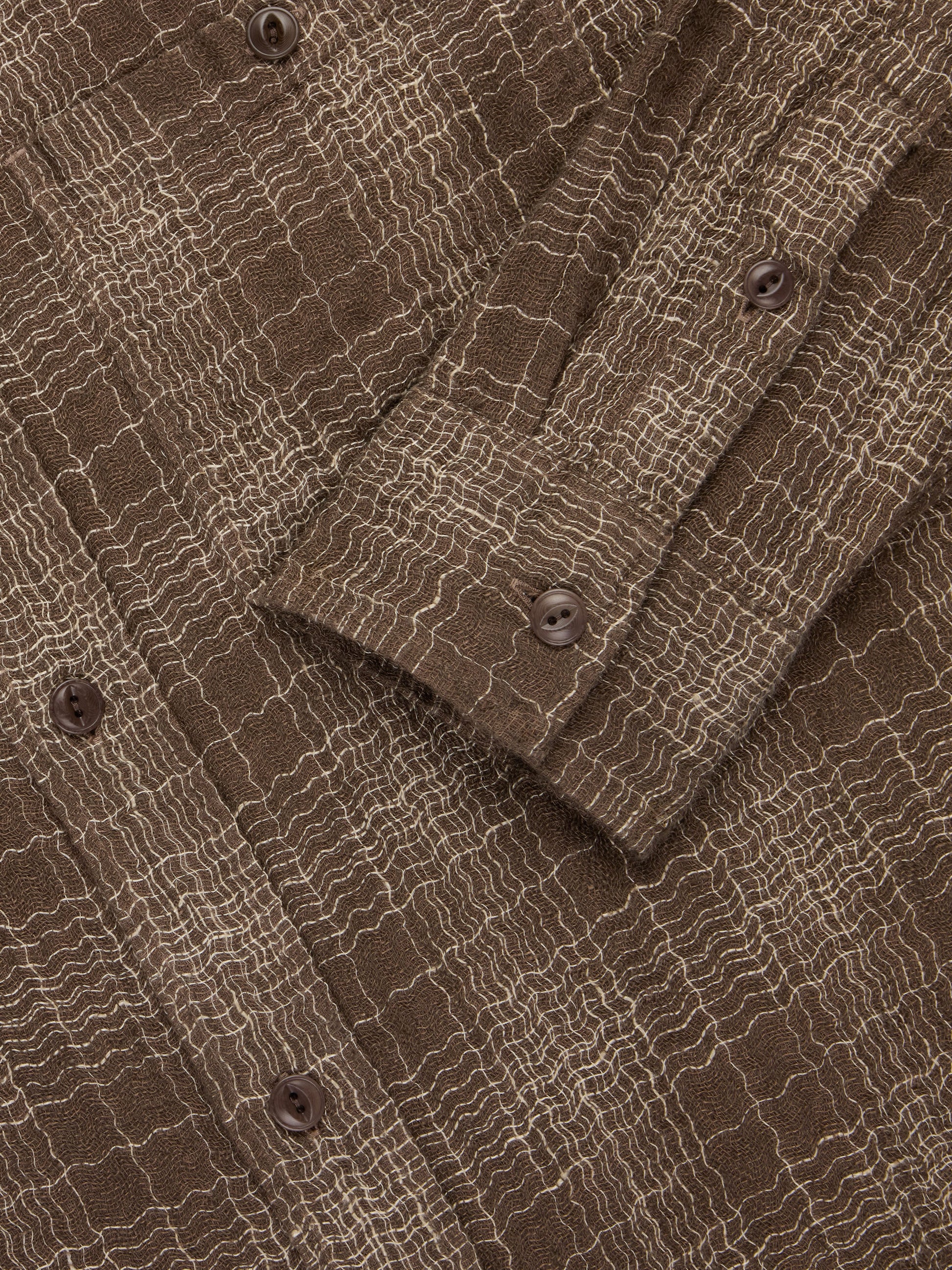 Utility Shirt Drab Wavy Check