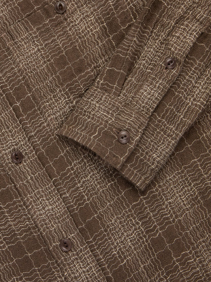 Utility Shirt Drab Wavy Check