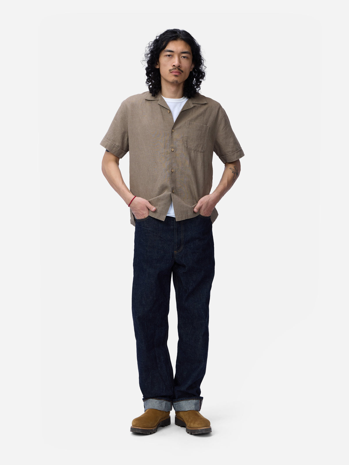 Vacation Shirt Almond Linen
