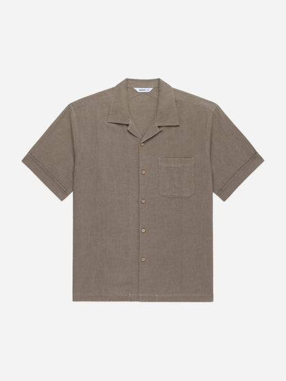 Vacation Shirt Almond Linen