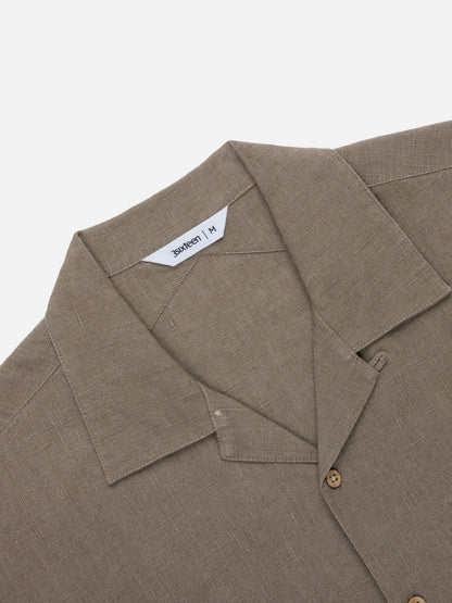 Vacation Shirt Almond Linen
