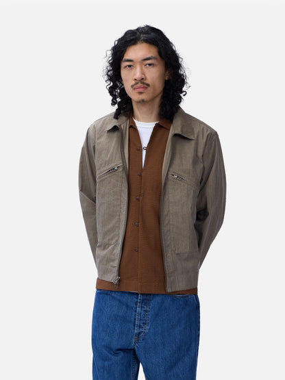 Short Sleeve Loop Shirt Cinnamon Seersucker