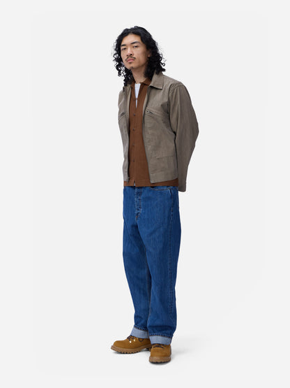Short Sleeve Loop Shirt Cinnamon Seersucker
