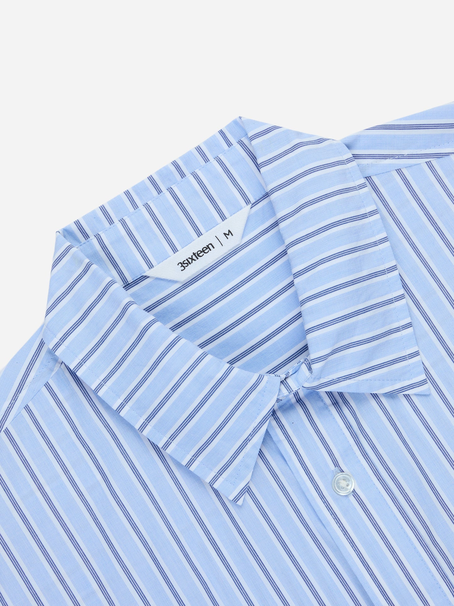 Short Sleeve Commuter Shirt Blue Stripe