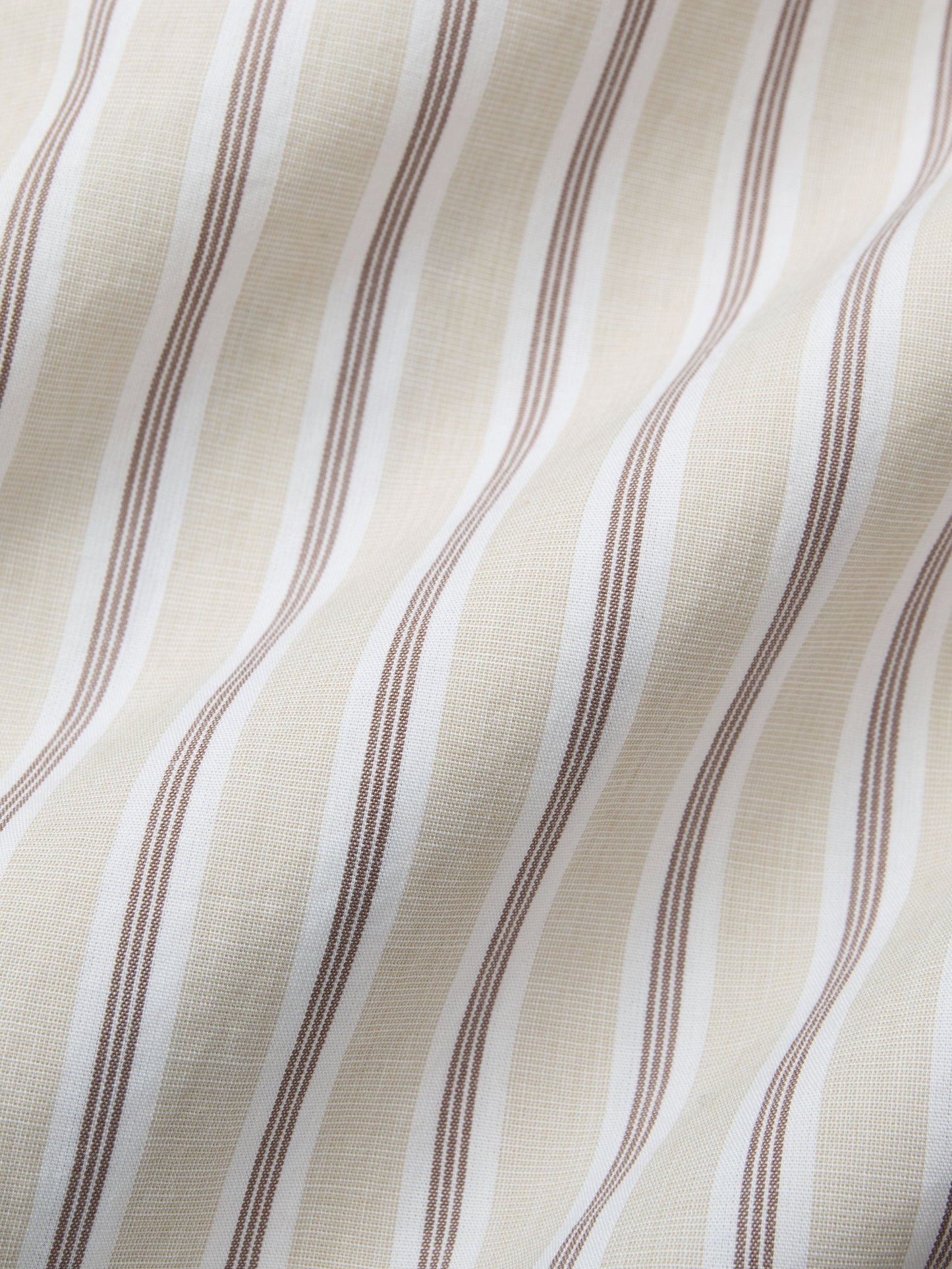 Short Sleeve Commuter Shirt Tan Stripe