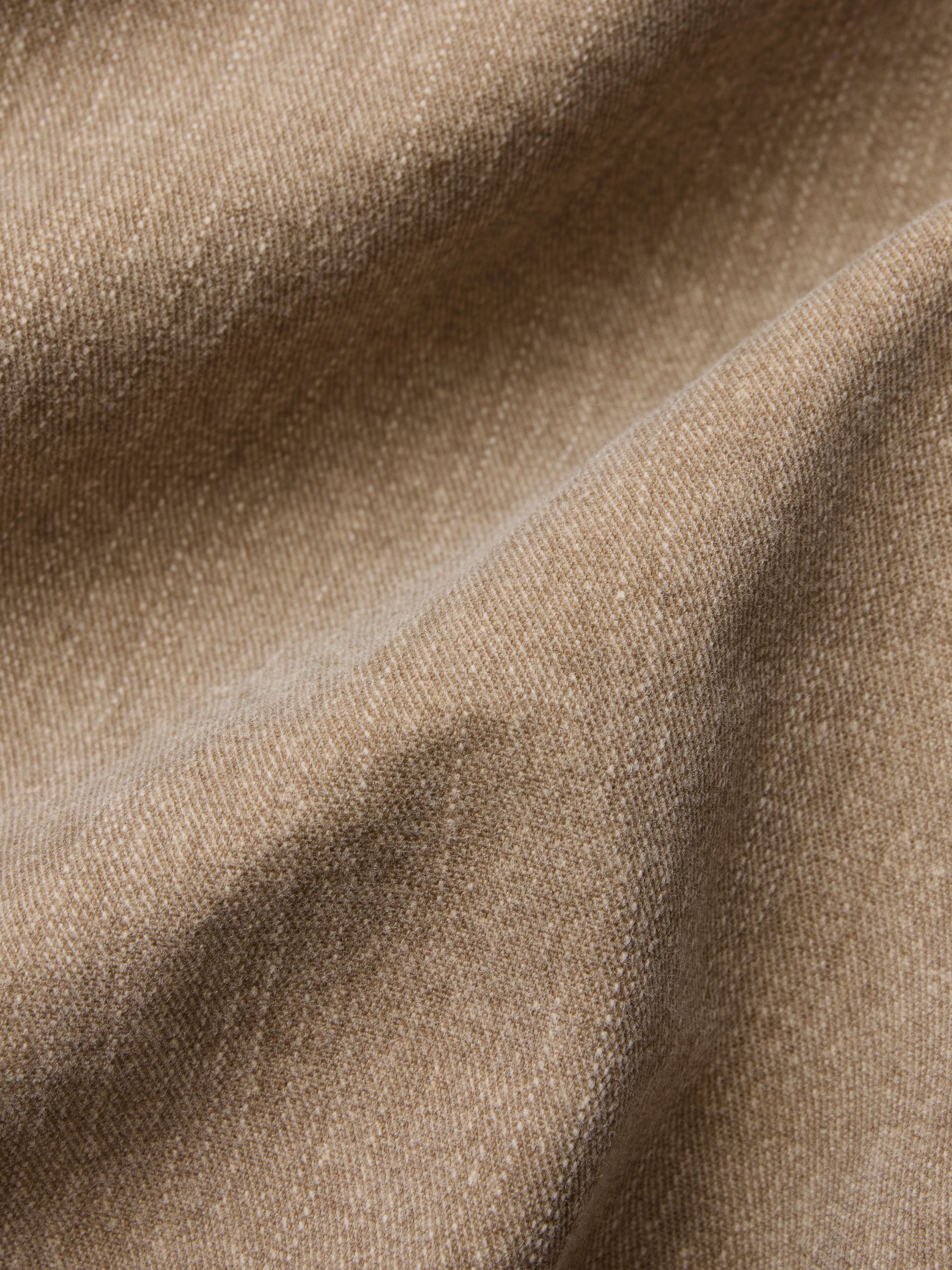 Short Sleeve Workshirt Brown Pigment Dye