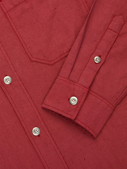 Utility Overshirt Brick Overdye Canvas