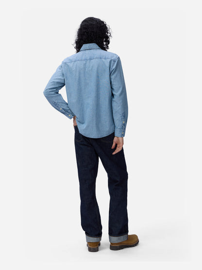 Utility Chambray Shirt Washed Indigo