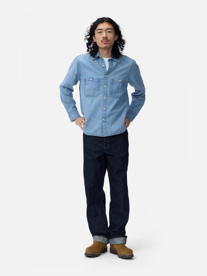 Utility Chambray Shirt Washed Indigo