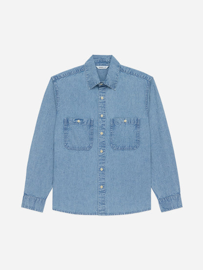 Utility Chambray Shirt Washed Indigo