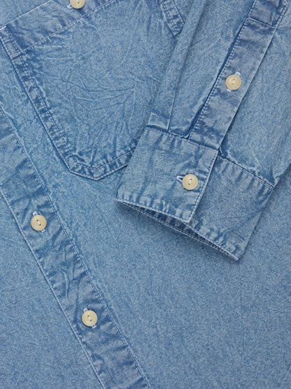 Utility Chambray Shirt Washed Indigo