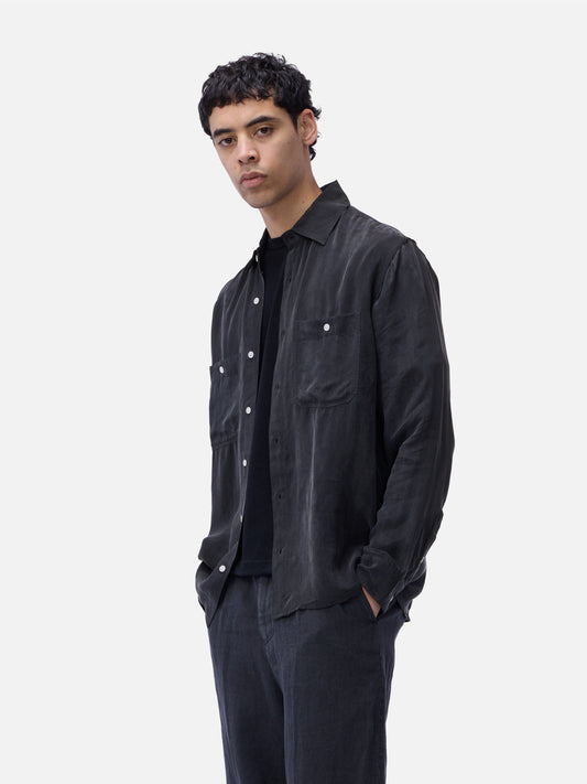 Utility Shirt Black Cupro