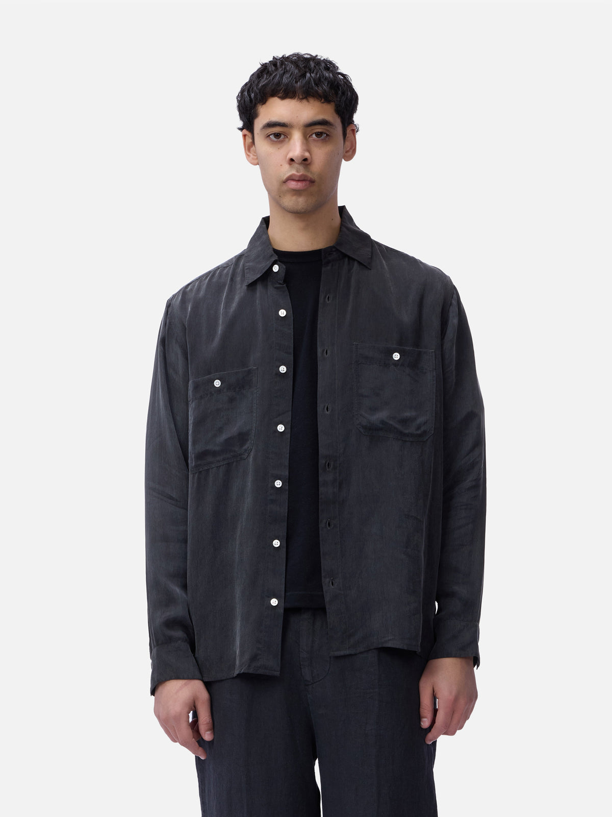 Utility Shirt Black Cupro