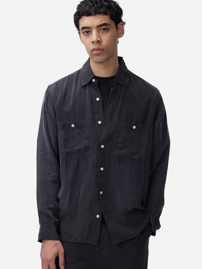 Utility Shirt Black Cupro