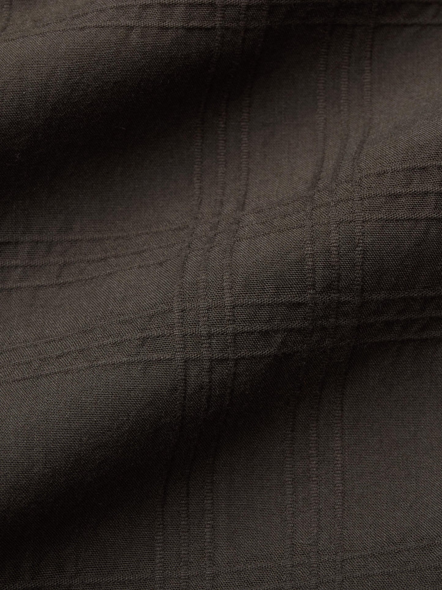 Short Sleeve Work Shirt Ink Grid Dobby