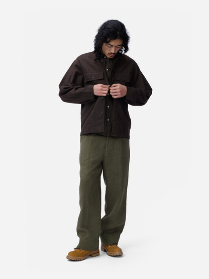 M43 Overshirt Chocolate Linen