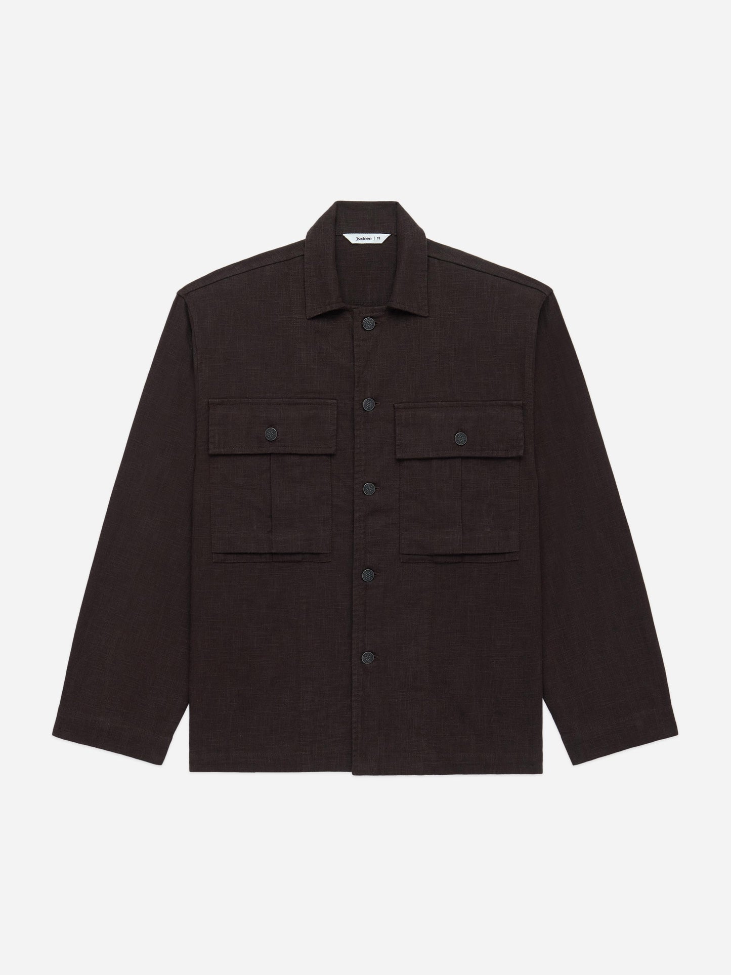 M43 Overshirt Chocolate Linen