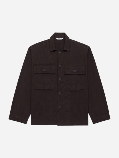 M43 Overshirt Chocolate Linen