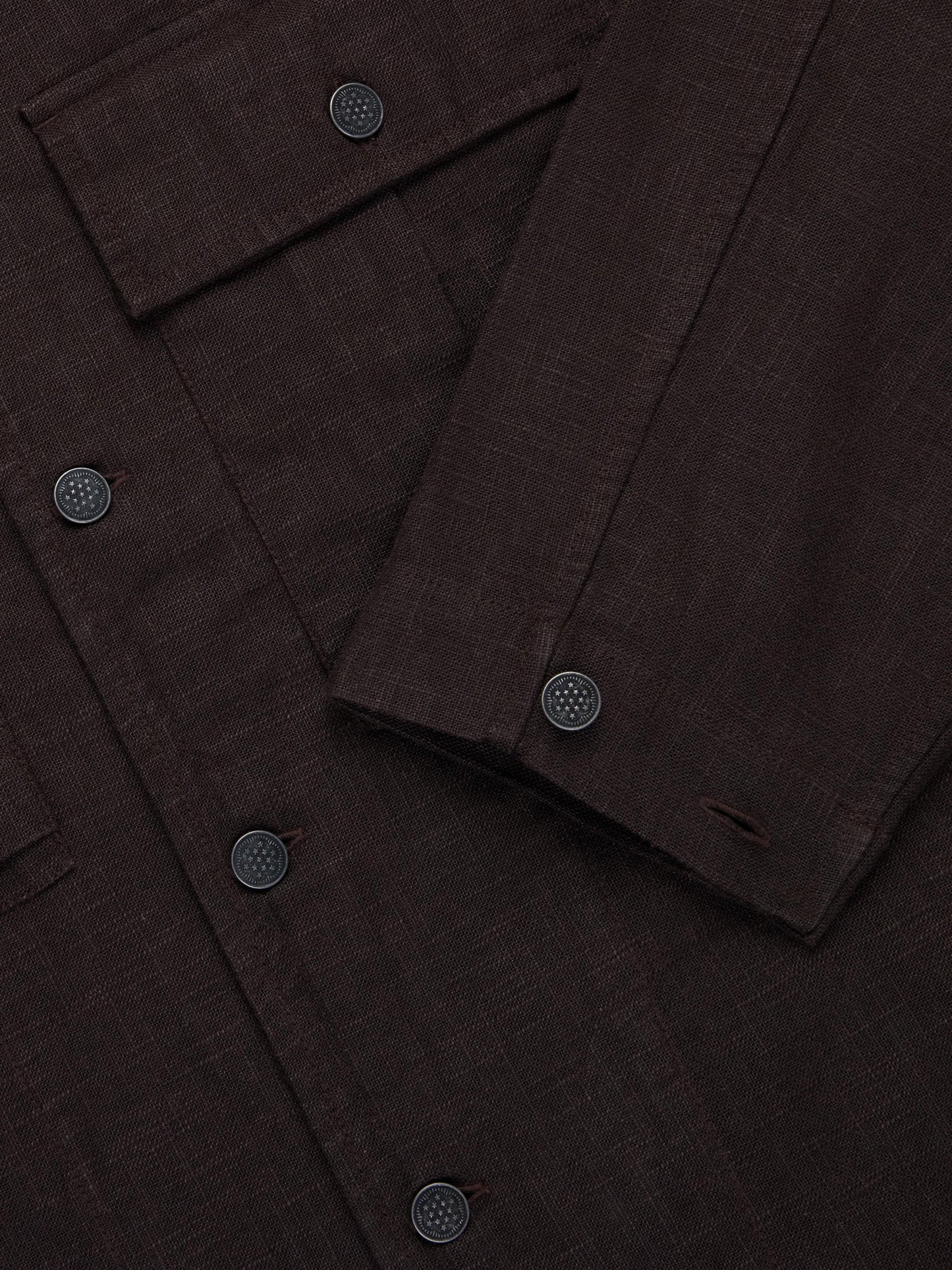 M43 Overshirt Chocolate Linen