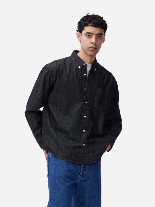 Denim BD Shirt Black/White