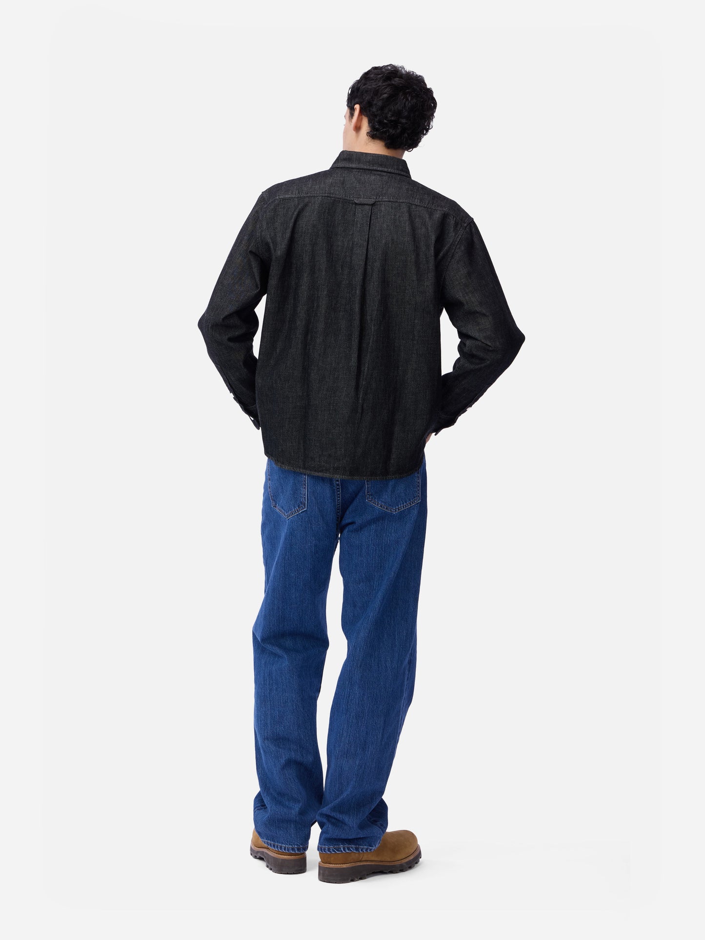 Denim BD Shirt Black/White