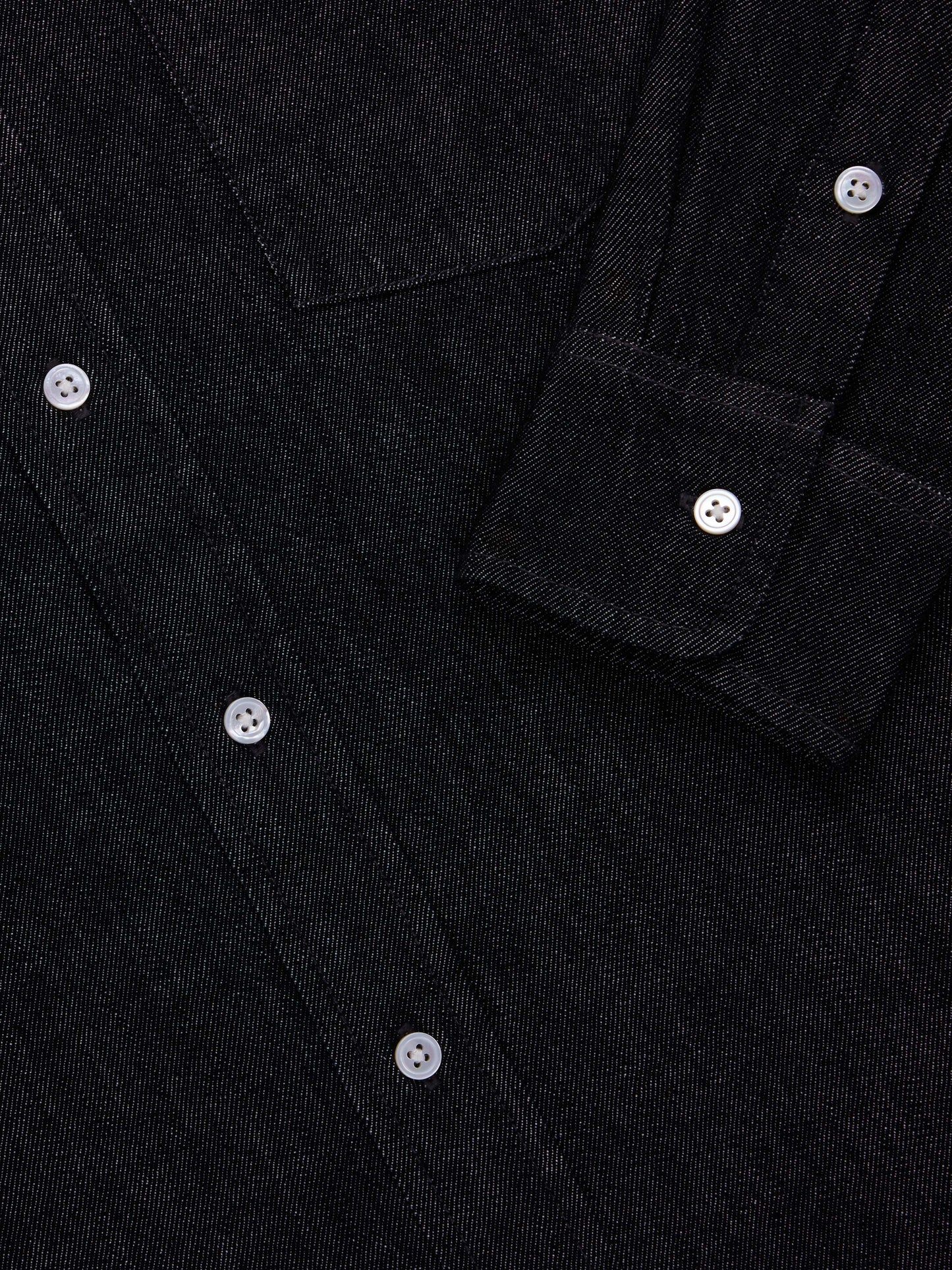 Denim BD Shirt Black/White
