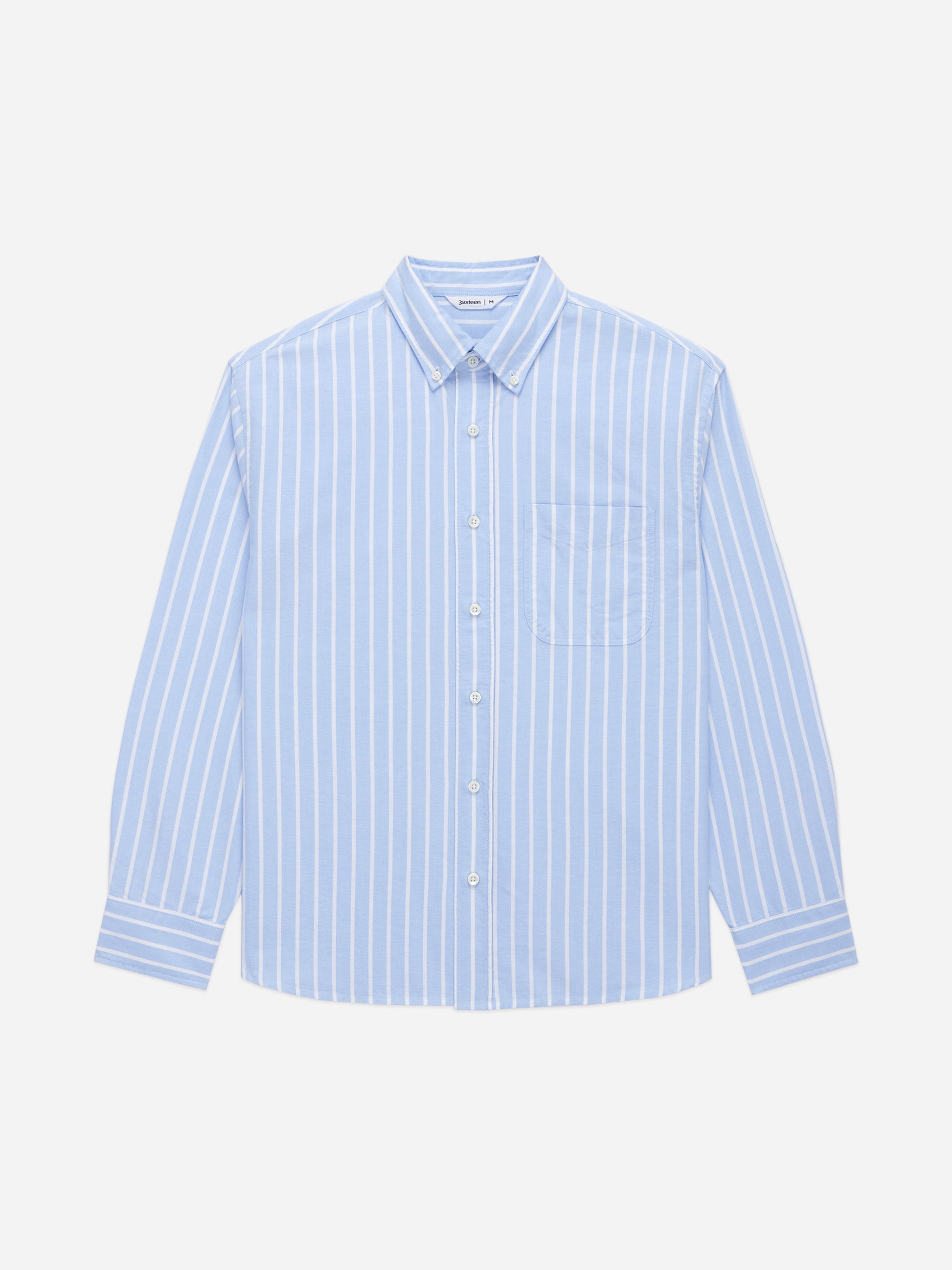 Big Oxford Blue Banker Stripe