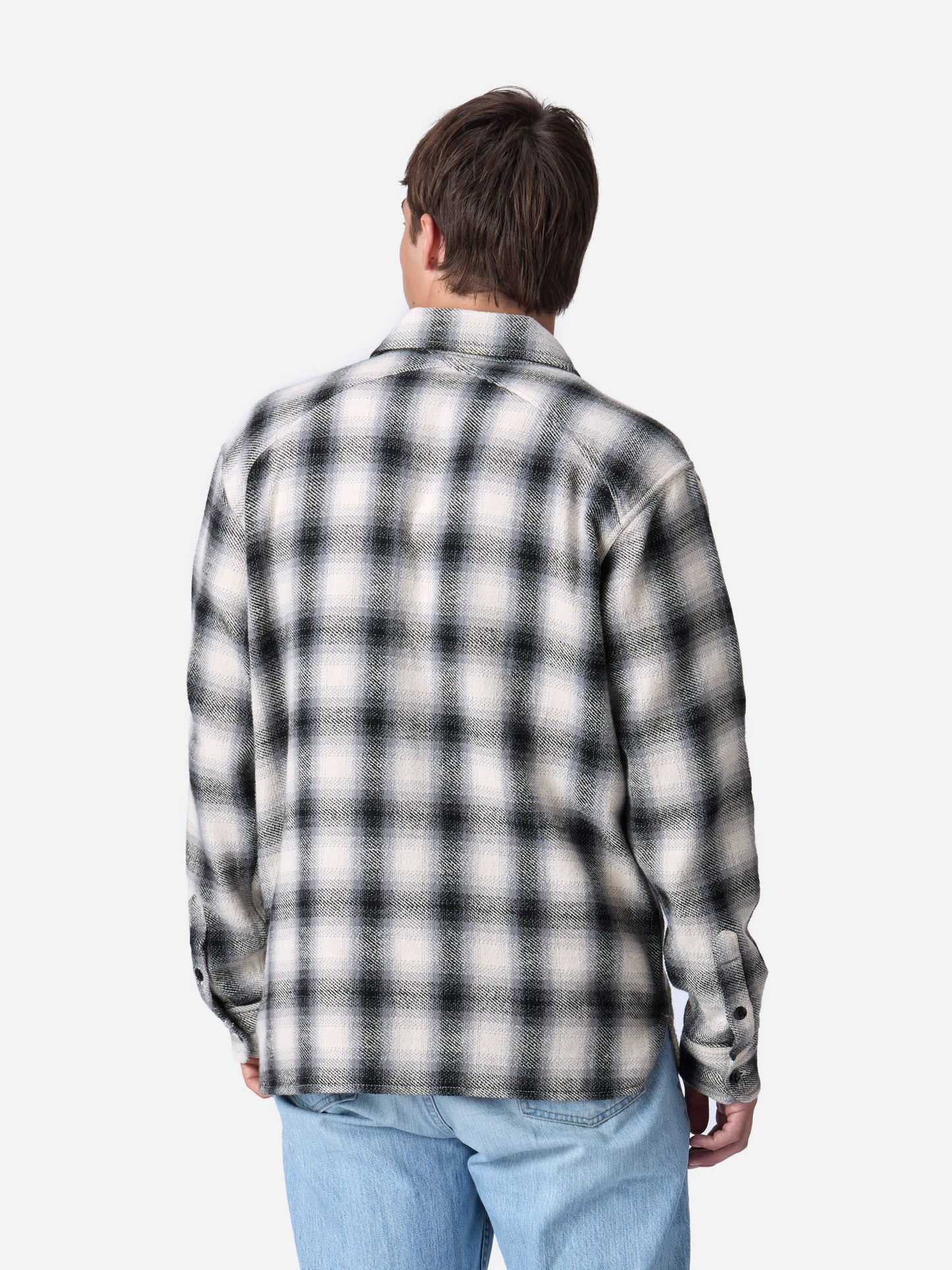 Crosscut Flannel Cream/Black Plaid
