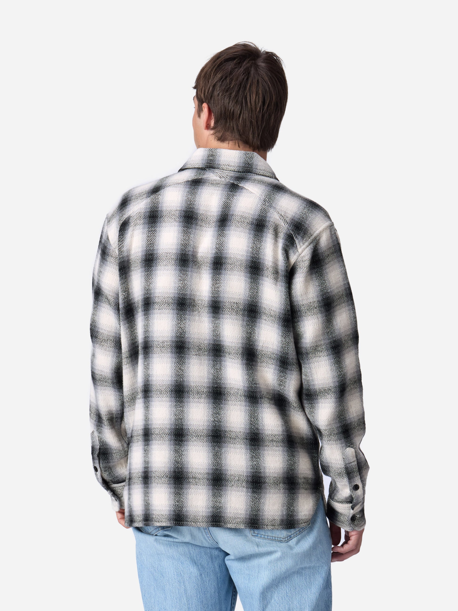 Crosscut Flannel Cream/Black Plaid
